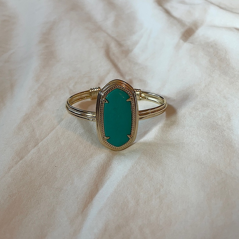 Kendra Scott Graham Cuff teal bracelet